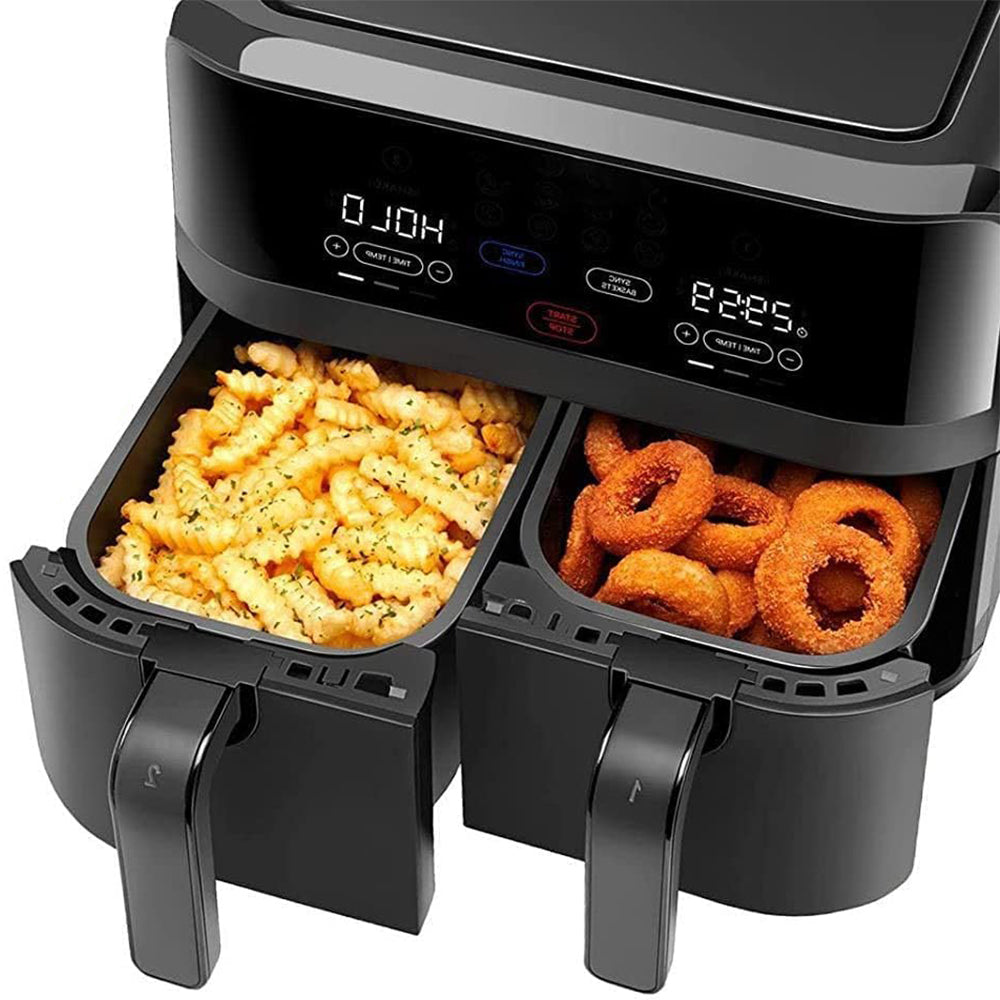 4Pcs Reusable Air Fryer Silicone Liners with Magnetic Cheat Sheet