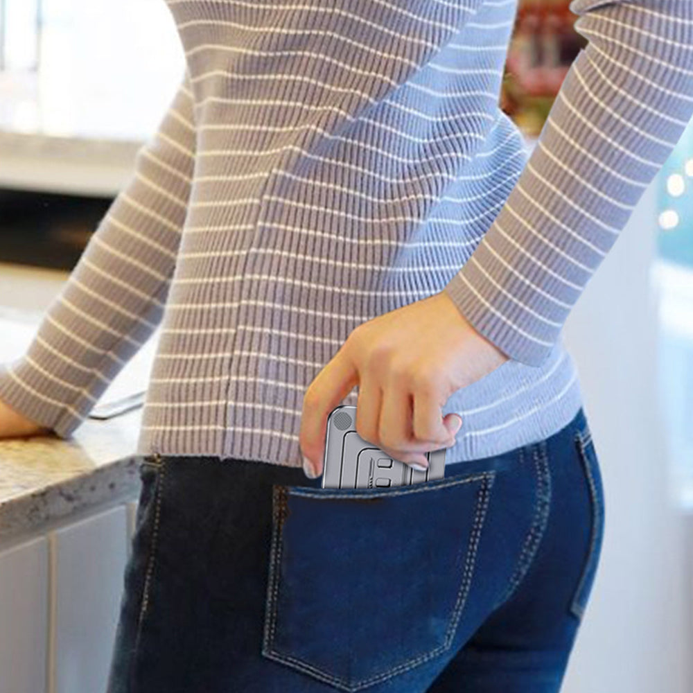 Foldable Aluminum Alloy Phone and Tablet Stand Silver