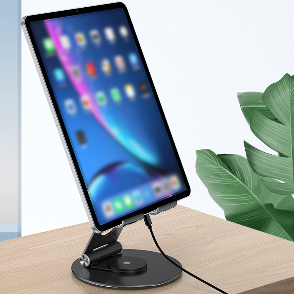 Foldable Phone and Tablet Stand Black