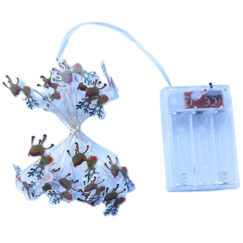 2M Christmas Deer Shaped String Lights Xmas Decor