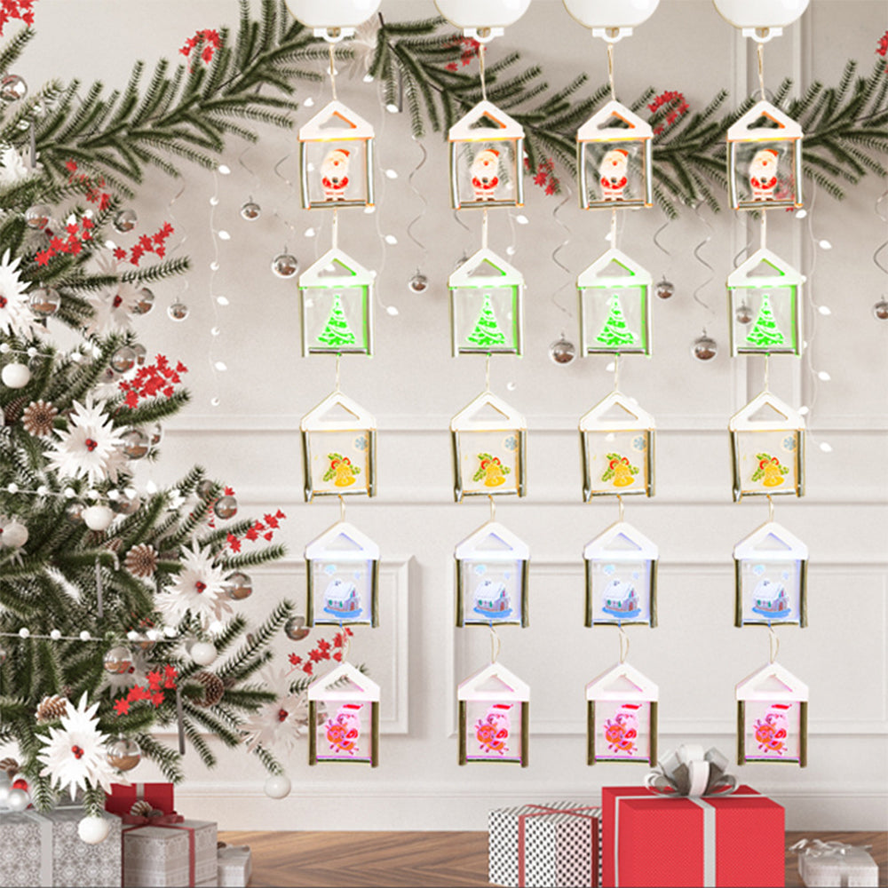 1X Christmas Curtain String Lights Xmas Home Decor
