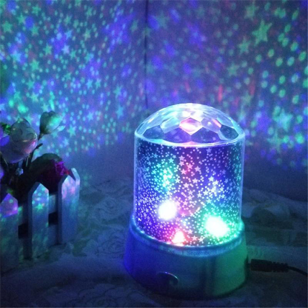 2X LED Galaxy Projector Light Star Moon Night Light