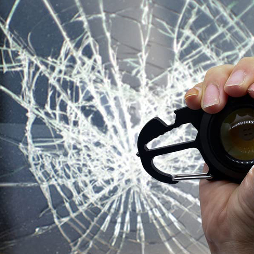 1X Mini COB Flashlight Bright Keyring Pocket Torch