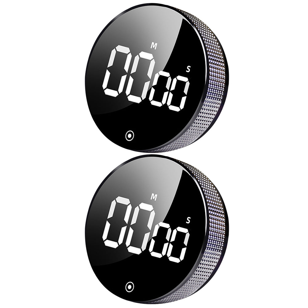 2X Magnetic Kitchen Digital Timer Countdown Timer