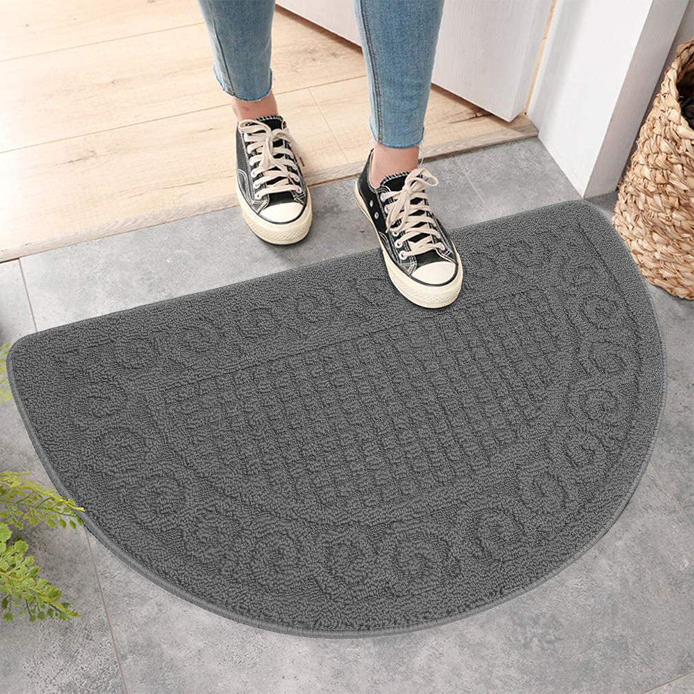 48x78cm Home Non Slip Doormat Kitchen Floor Door Mat Grey