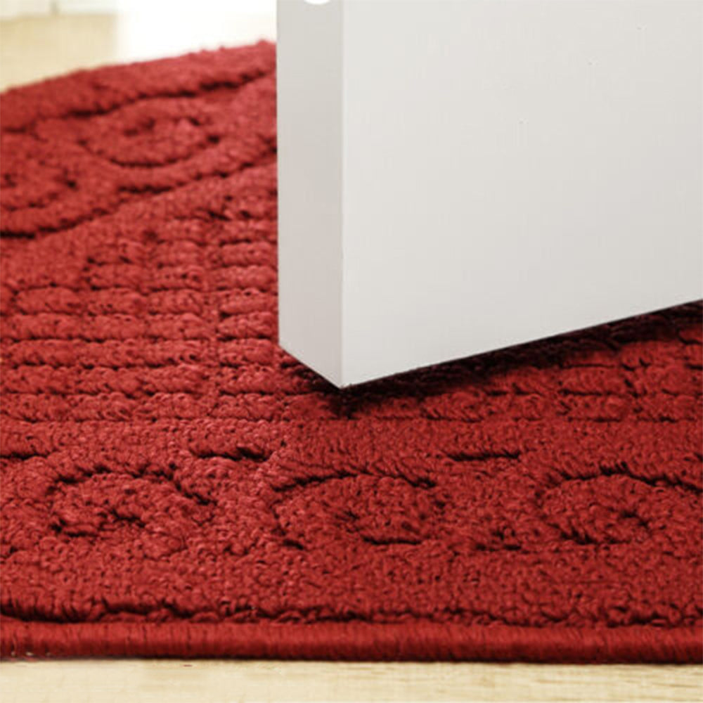 38x58cm Home Non Slip Doormat Kitchen Floor Door Mat Red