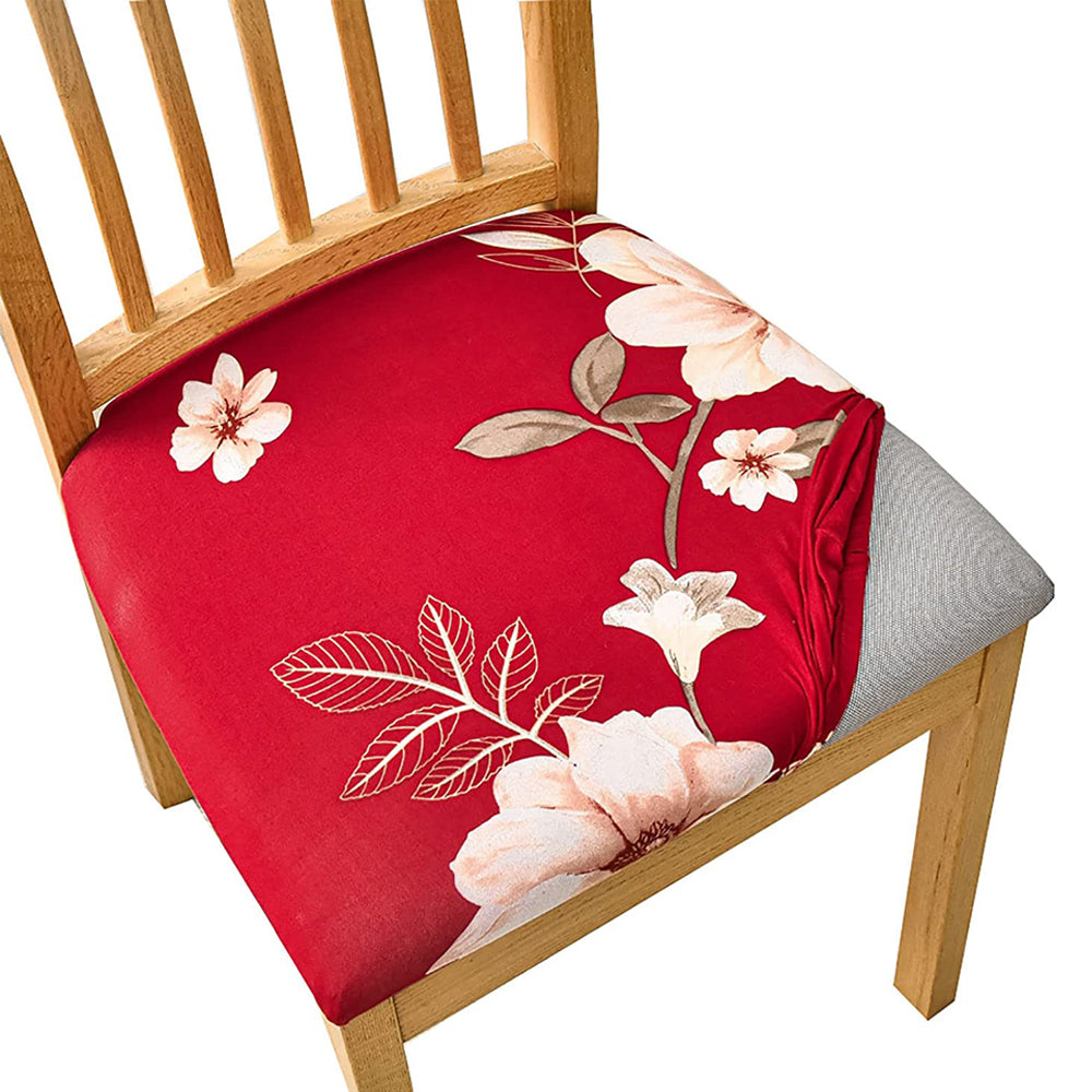 2X Christmas Stretch Dining Chair Seat Cover Style 2