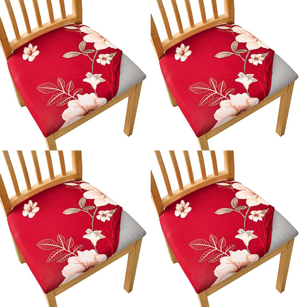 4X Christmas Stretch Dining Chair Seat Cover Style 2