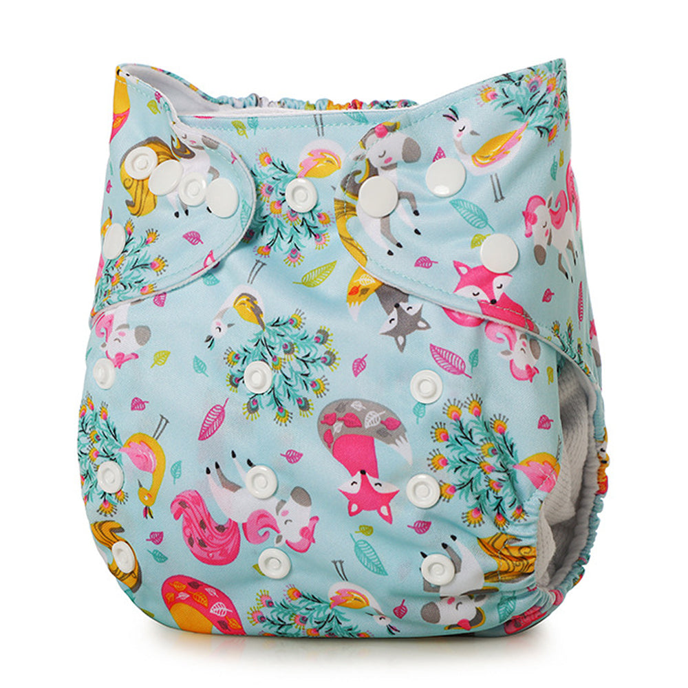 2X Washable Reusable Baby Cloth Diapers