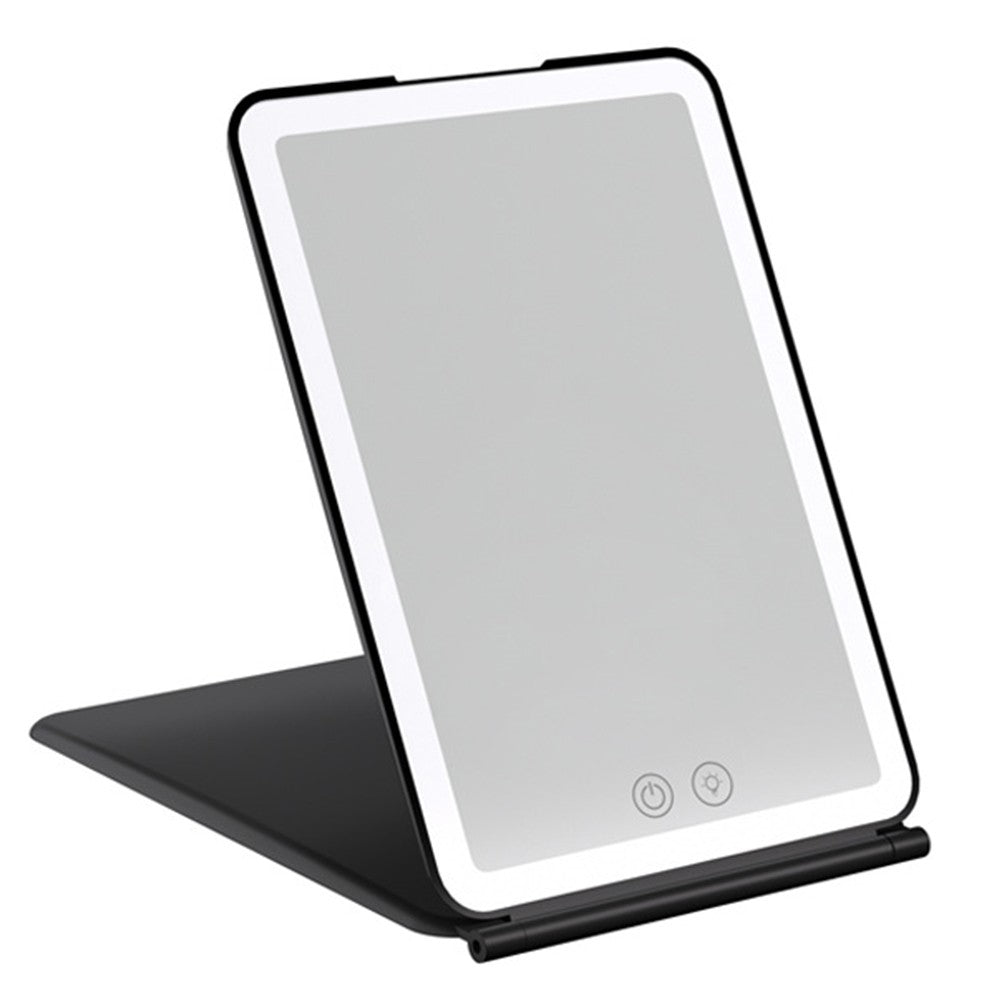 USB Touch Screen Makeup Mirror with 10X Magnifying Black
