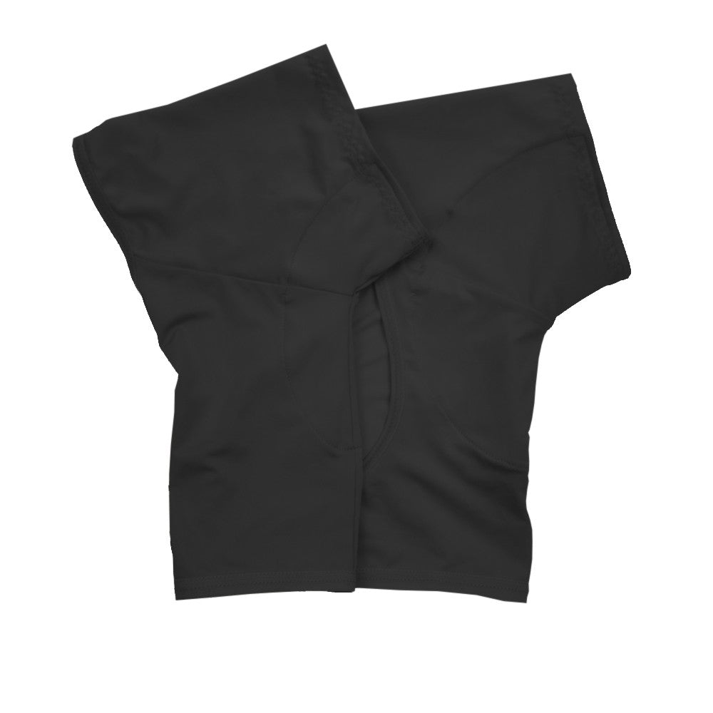 Women Breathable Underarm Sweat Vest Guard Washable Armpit Sweat Pads Black L
