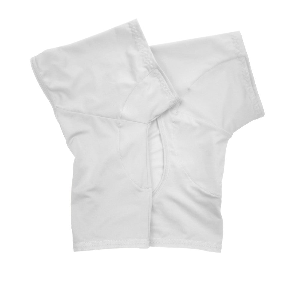 Women Breathable Underarm Sweat Vest Guard Washable Armpit Sweat Pads White XL