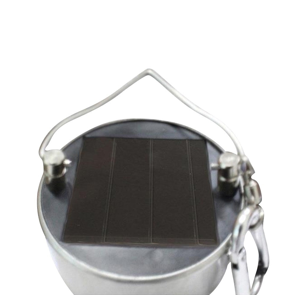 1Pc Solar Spiral Light Rotating Wind Chime Light Garden Changing Color Light