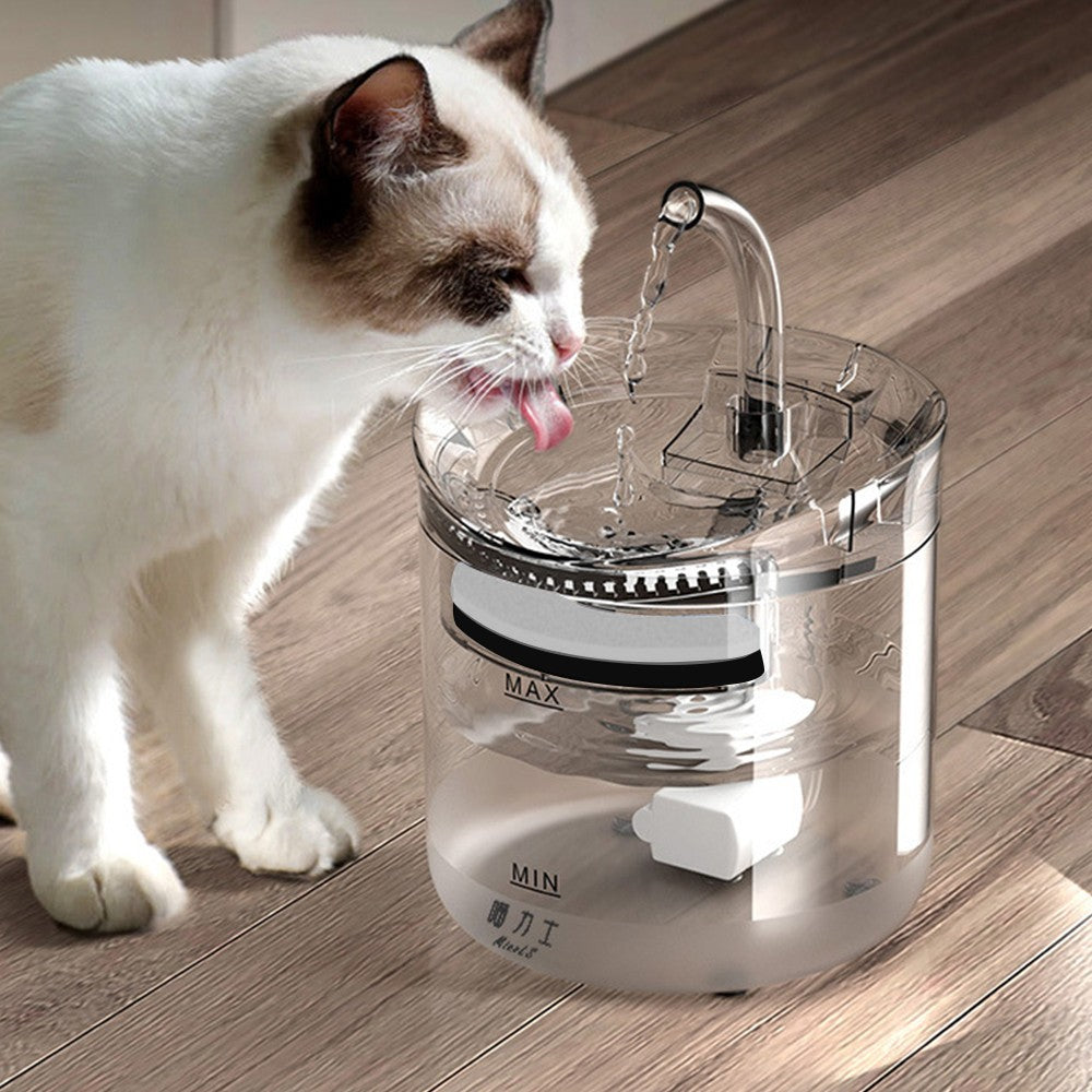 WF060 Pet Cat Dog Water Fountain Electric Drink Dispenser Filter
