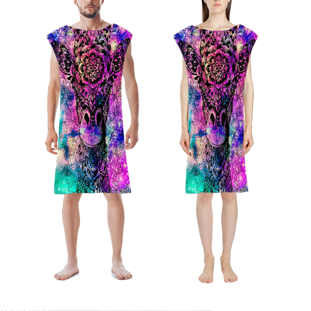 75x110cm Unisex Hooded Beach Towel Changing Robe Quick Dry Bathrobe Style 3