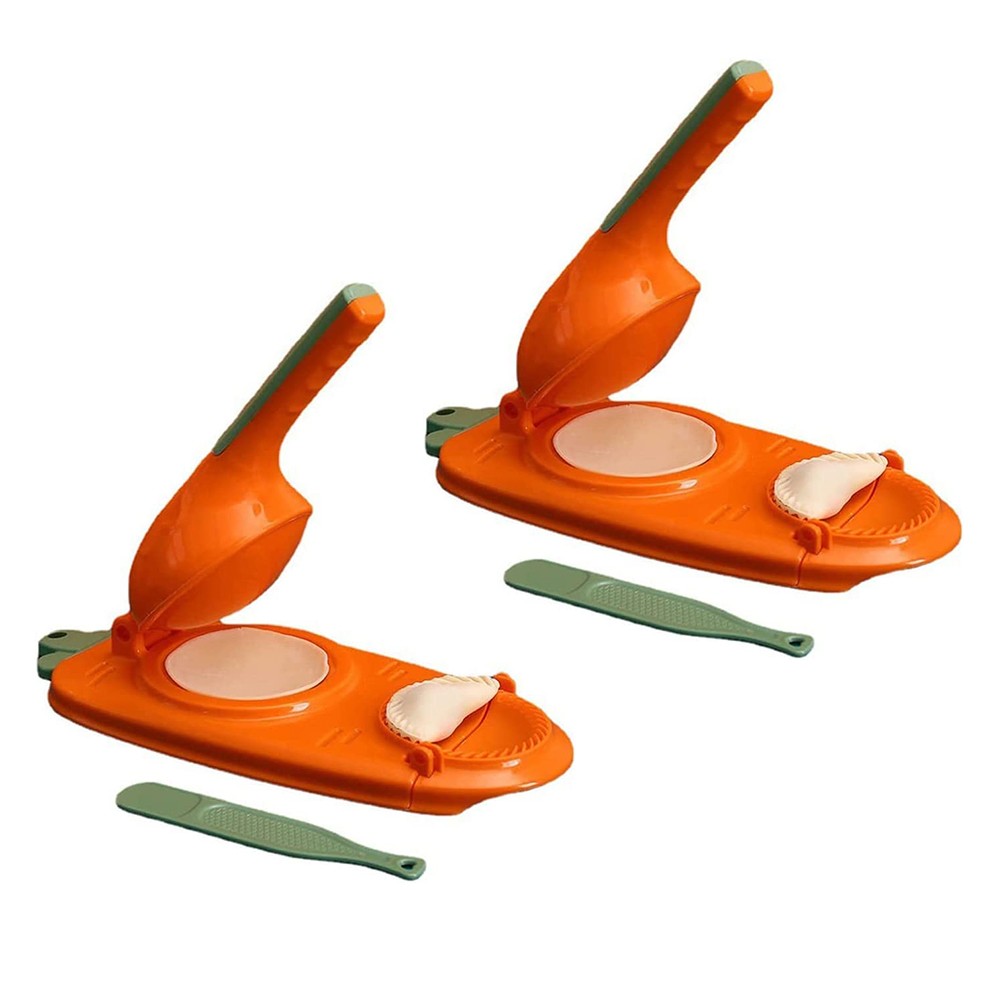 2Pcs 2 in 1 Kitchen Dumpling Machine Maker Dumpling Baking Pastry Making Tool