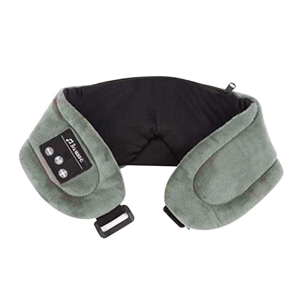 Bluetooth 5.0 Sleeping Headphones Headband Noise Reduction Sleep Eye Mask Grey