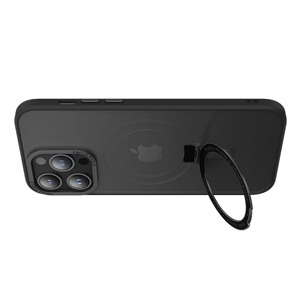 For iPhone 14 Promax Magnetic Phone Case Shockproof Cover Black