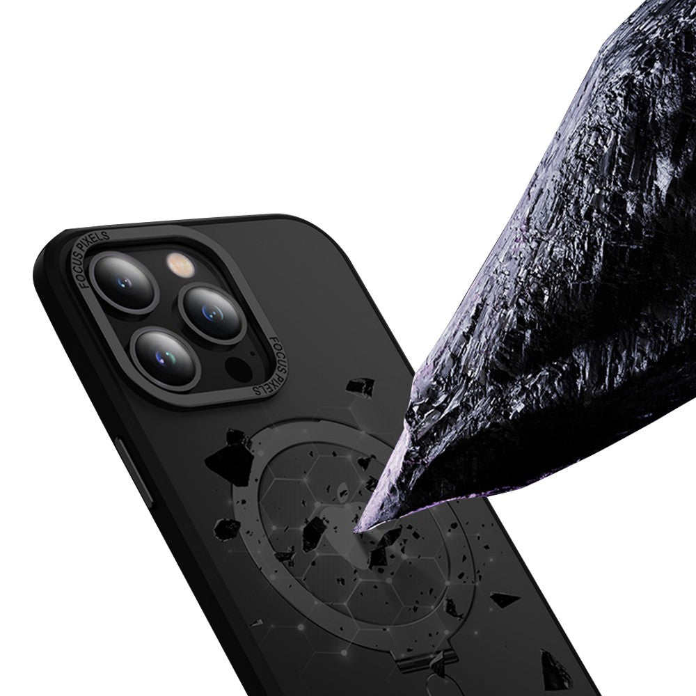 For iPhone 14 Plus Magnetic Phone Case Shockproof Cover Black