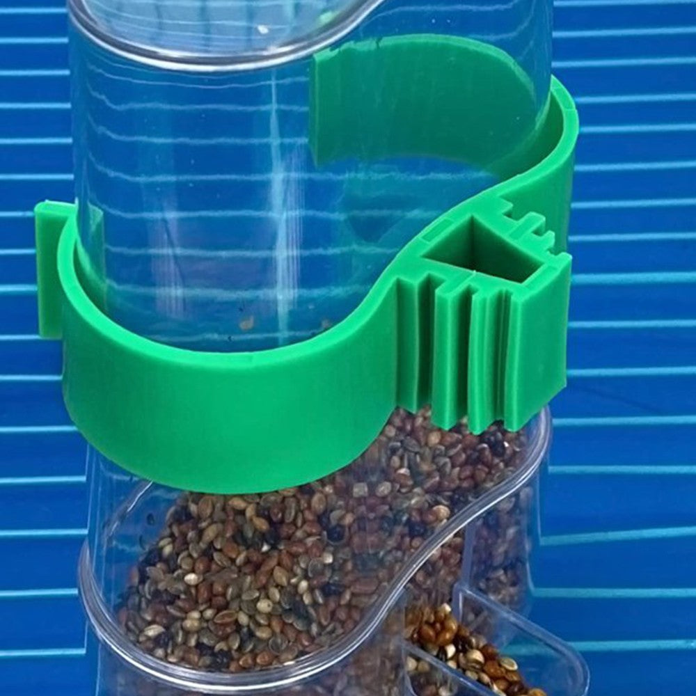 8Pcs Automatic Bird Water Food Dispenser Bird Water Feeder Seed Food Container