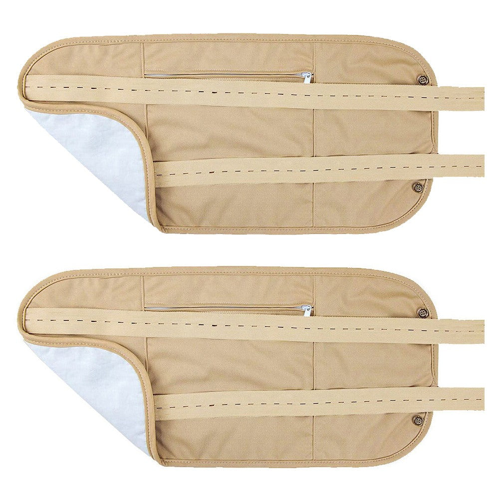 2Pcs Reusable Wrap Belt Castor Oil Pack Kit for Inflammation Toxin Remover