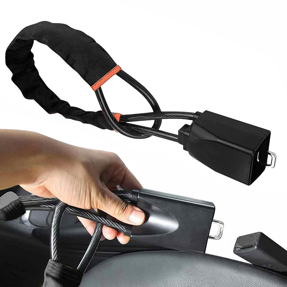 Anti Theft Steering Wheel Lock Security Seat Belt Lock