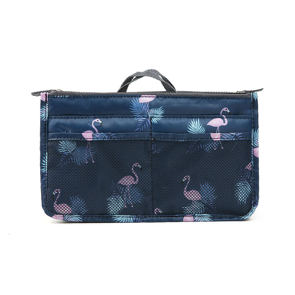 Handbag Insert Organiser Travel Makeup Organiser Backpack Insert Bag Dark Blue