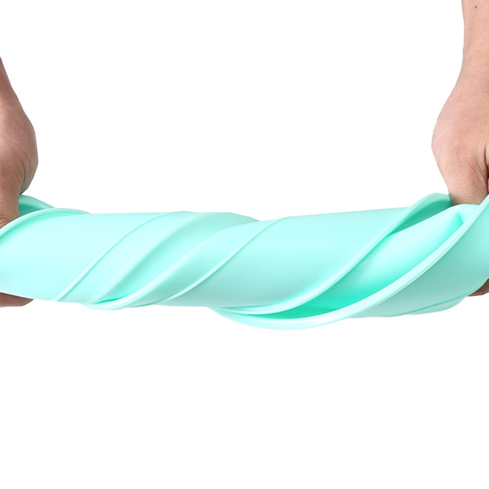 8 Inch Round Silicone Cake Pan Non-stick Baking Tray DIY Bakeware Mould Green