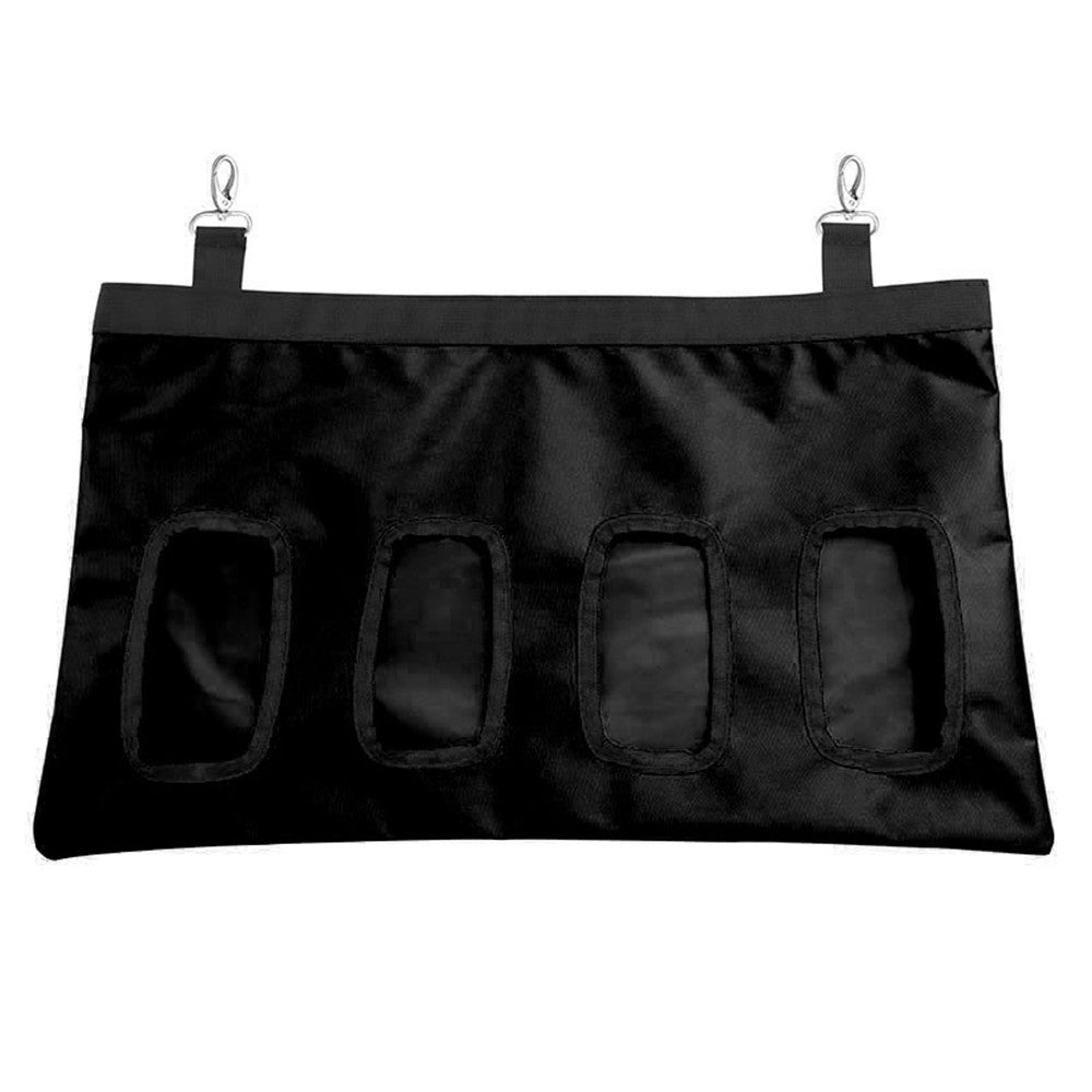 4-Hole Hanging Rabbit Hay Feeder Bag Guinea Pig Hay Bag Feeder Storage Bag