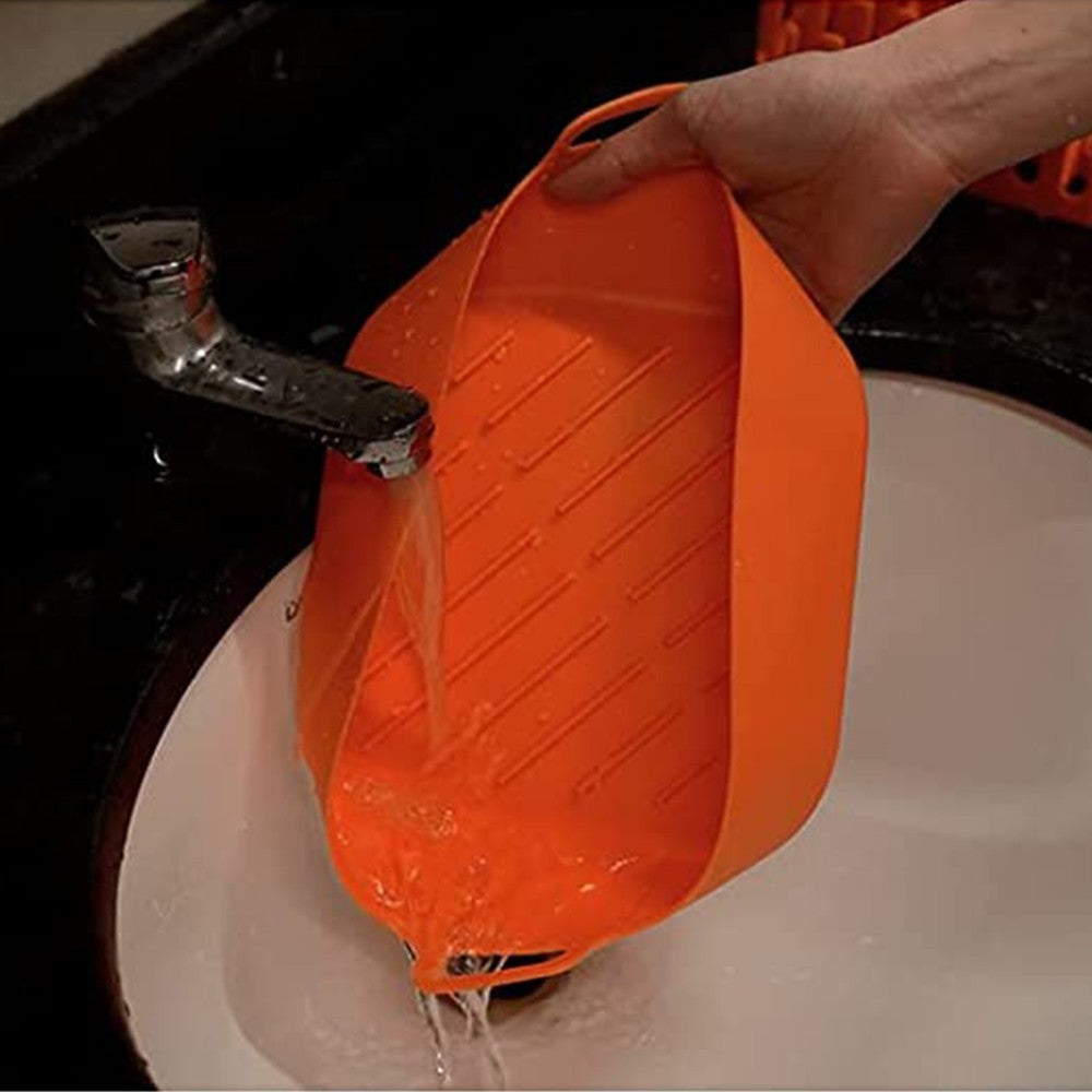 Air Fryer Silicone Bacon Rack Bacon Cooker Tray with Air Fryer Pot Tray Microwave Accessory