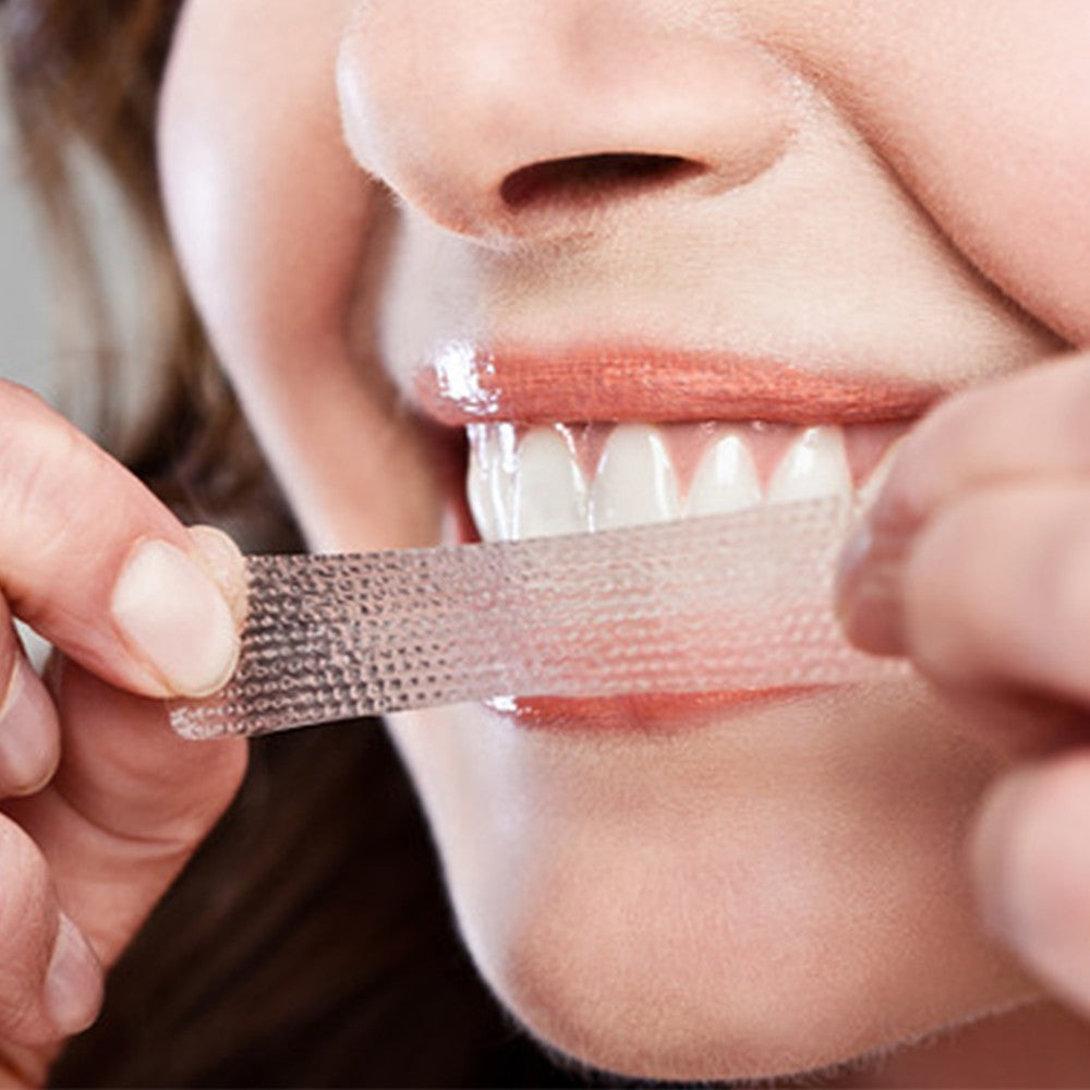 1 X Set of 14 Pairs 5D Gel Teeth Whitening Strips White Tooth Dental Kit Oral Hygiene Care Strip