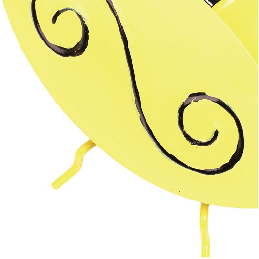 2 X Set of 4Pcs Hanging Metal Bee Statue Sculpture Wall Art Decor Indoor Outdoor Garden Decor