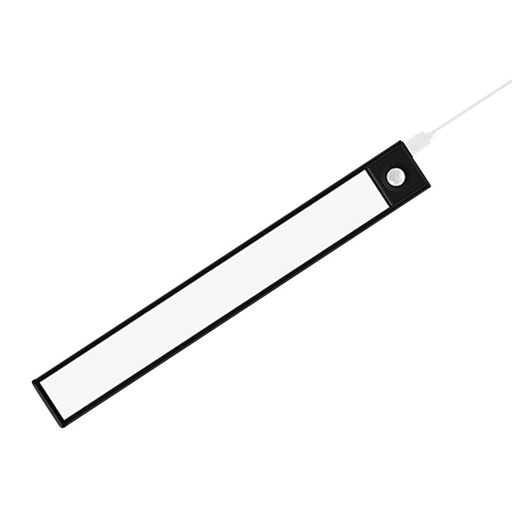 40cm Under Closet LED Motion Sensor Light Rechargeable Dimmable Cabinet Lamp Black