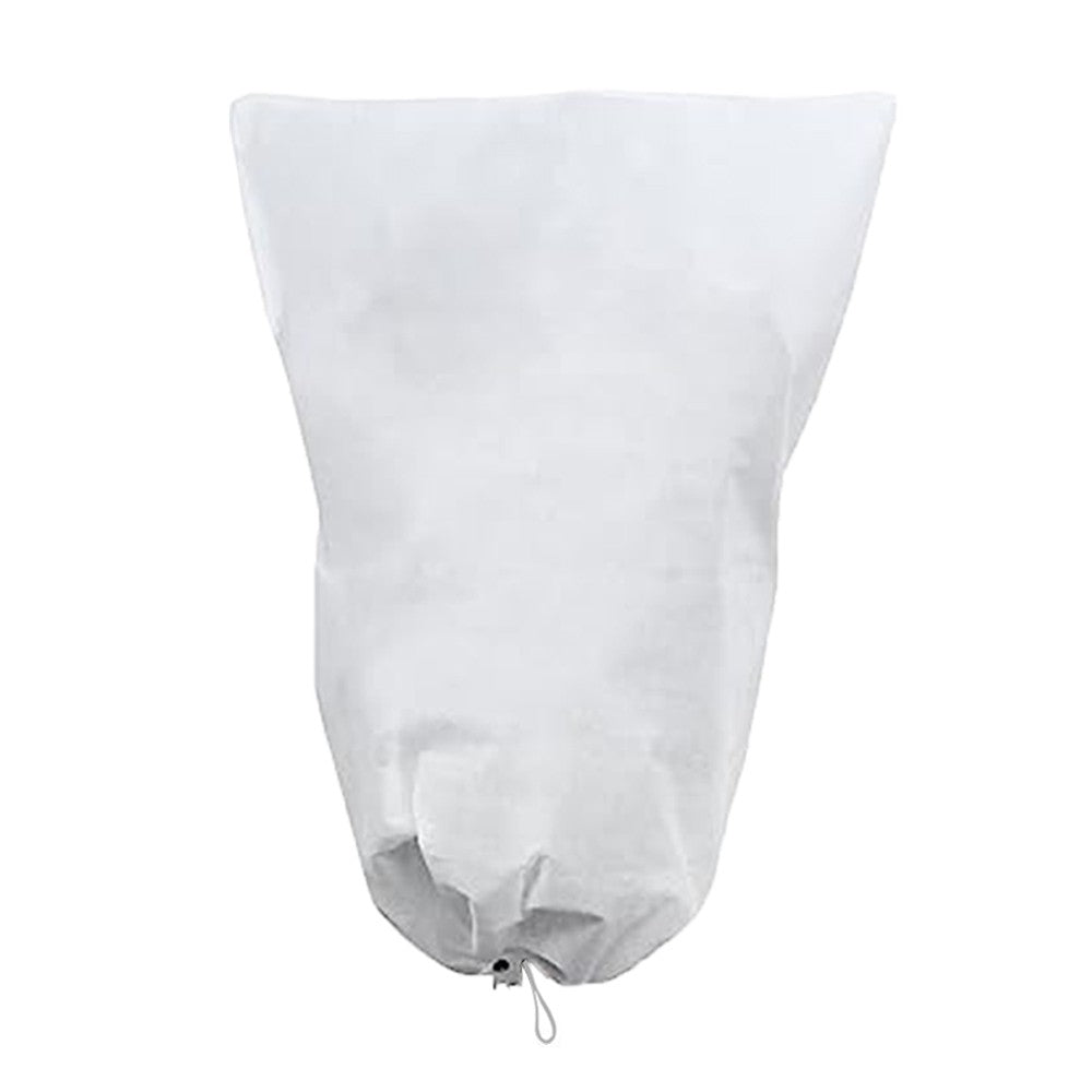 200x240cm Plant Freeze Protection Bag Reusable Plant Covers Frost Cloth with Drawstring and Zipper White