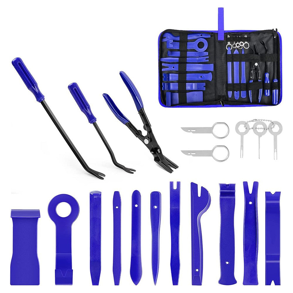 19Pcs Car Trim Removal Tools Kit Car Panel Interior Disassembly Tool with Storage Bag