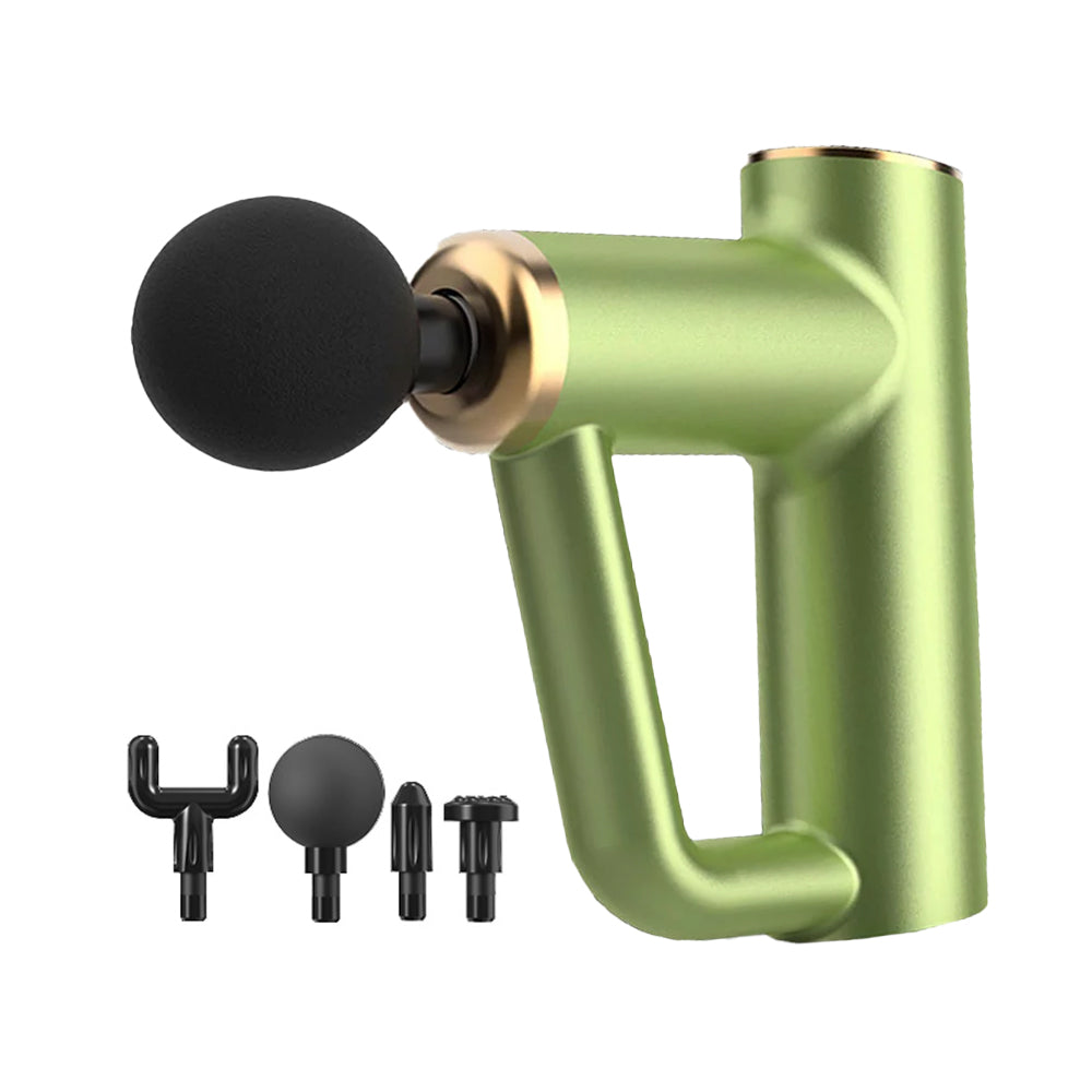Muscle Massager Gun Relaxing Massager to Relax Heal Body Green