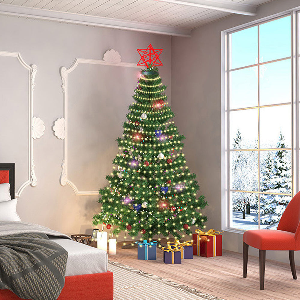 Christmas Tree String Lights Waterfall LED Lights Xmas Decorations Warm White
