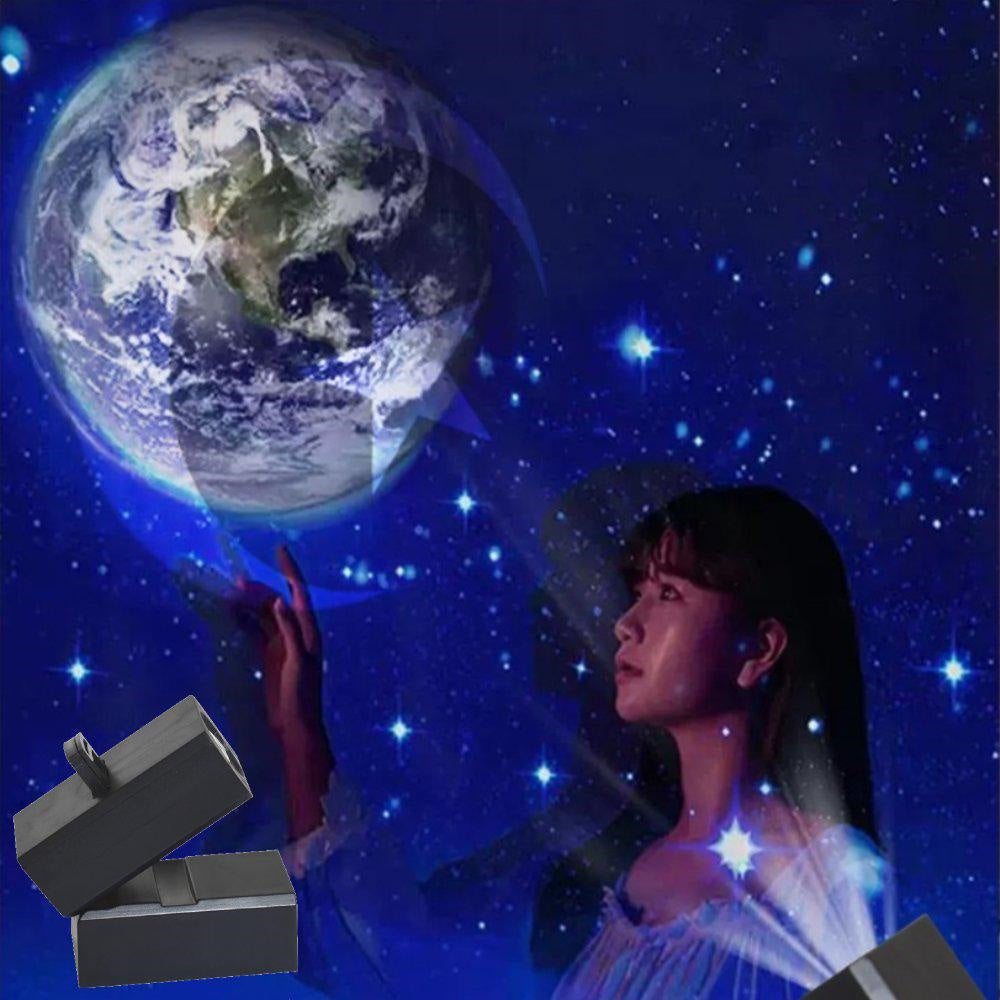 Moon Earth Projection Lamp Projector Background Atmosphere LED Light