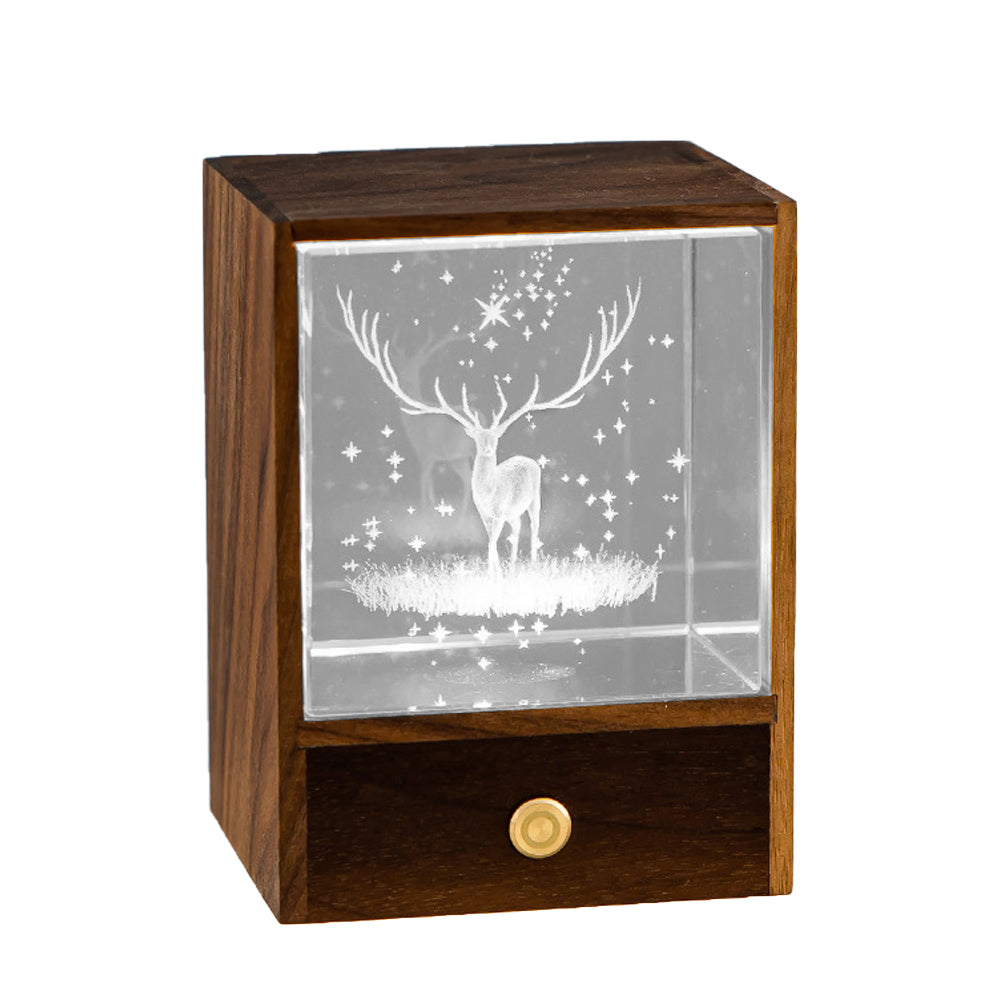 3D LED Night Light Table Lamp Home Decorative Ornament Christmas Elk Style