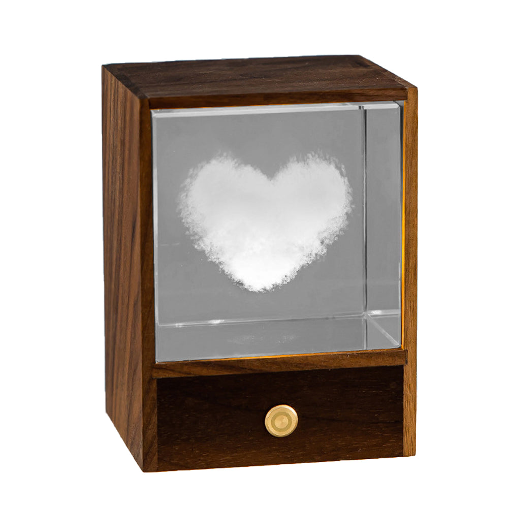 3D LED Night Light Table Lamp Home Decorative Ornament Christmas Heart Style