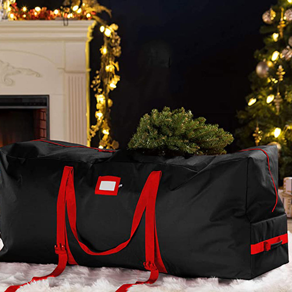 Black Christmas Tree Storage Bag with Wheels