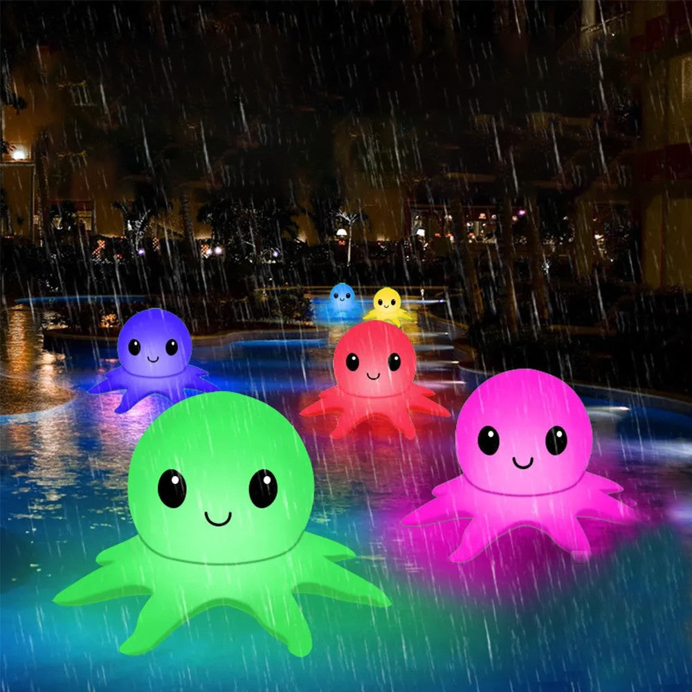 2xSolar Octopus Floating Pool Lights Inflatable Ball Lights