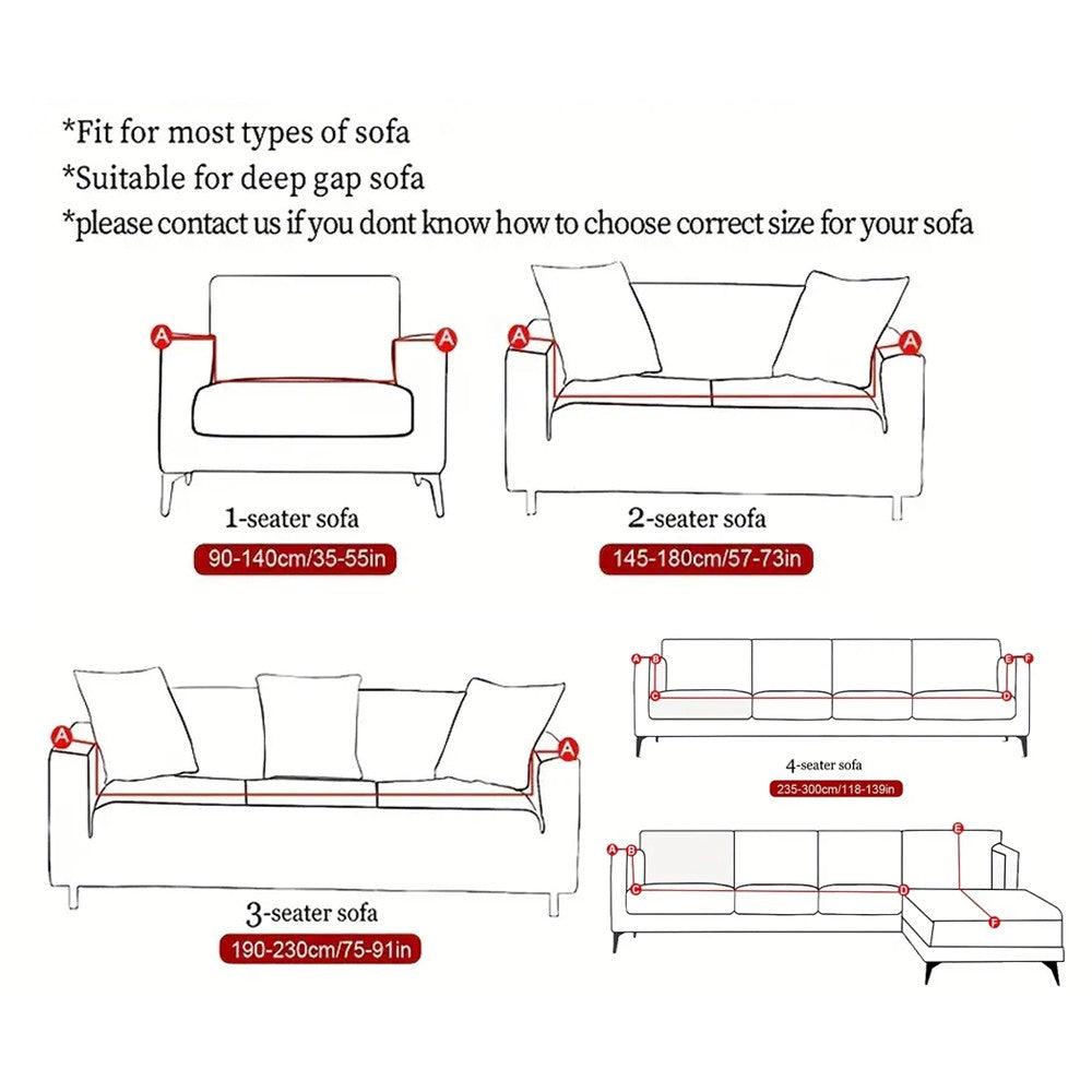 Christmas Stretch Sofa Cover Lounge Slipcover Protector Couch Cover