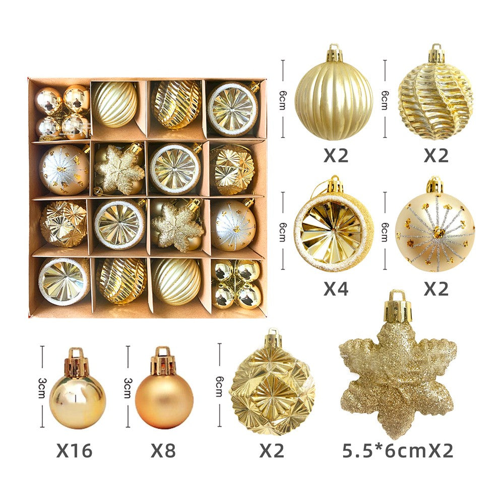 Christmas Ball Ornaments Christmas Tree Decoration Ball Box Funny Party Decor