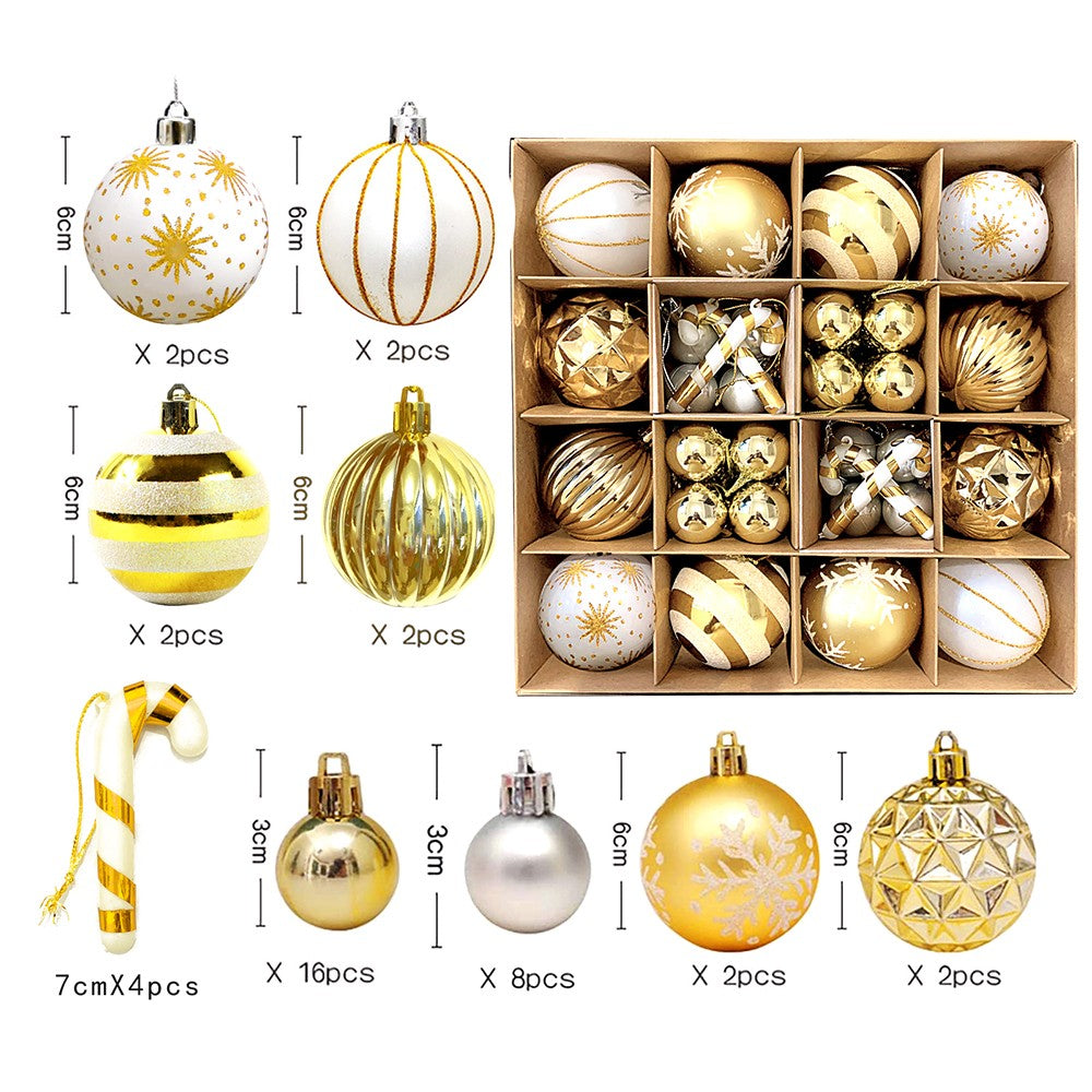 Christmas Ball Ornaments Christmas Tree Decoration Ball Box Funny Party Decor