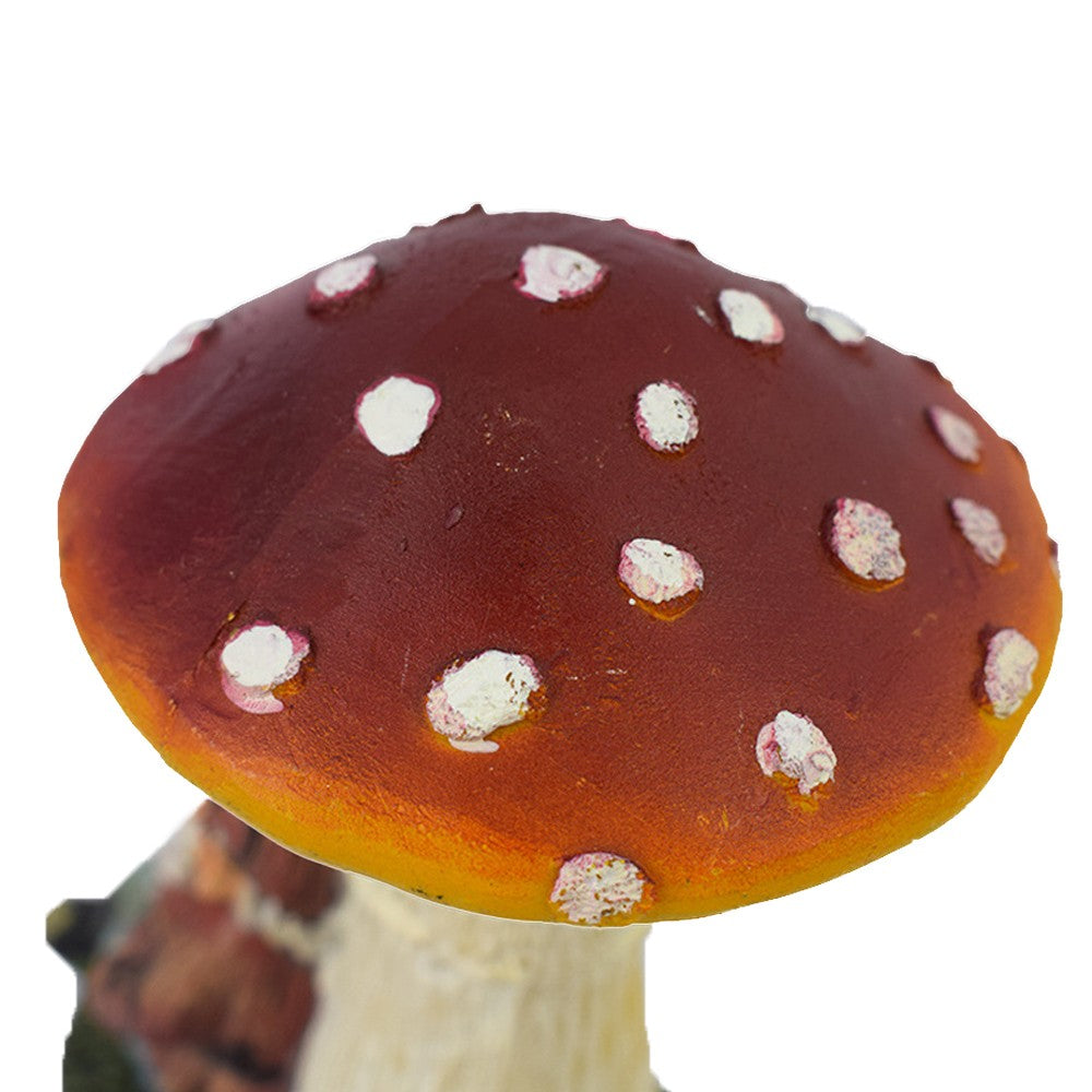 2xSolar Mushroom Light Waterproof Resin Lamp for Garden Decor