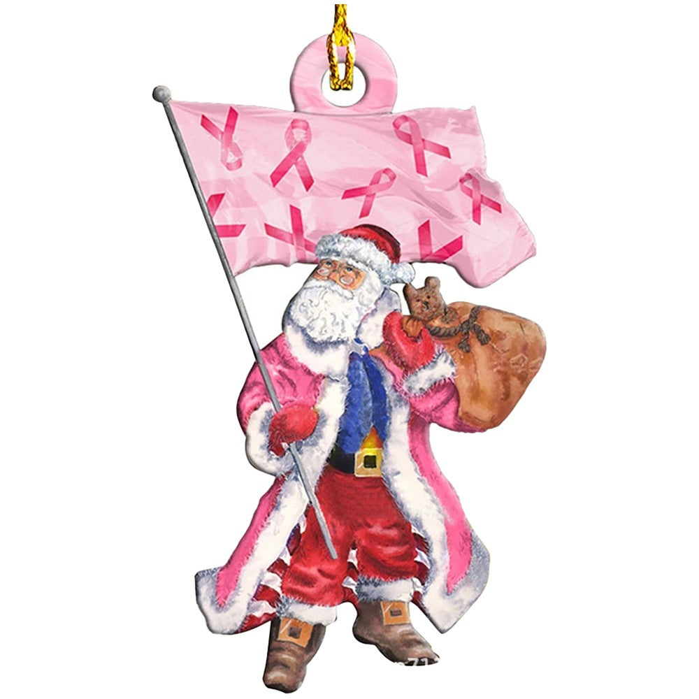 4Pcs Christmas Hanging Ornaments Christmas Tree Decoration Xmas Pendant Door Hanging Signs