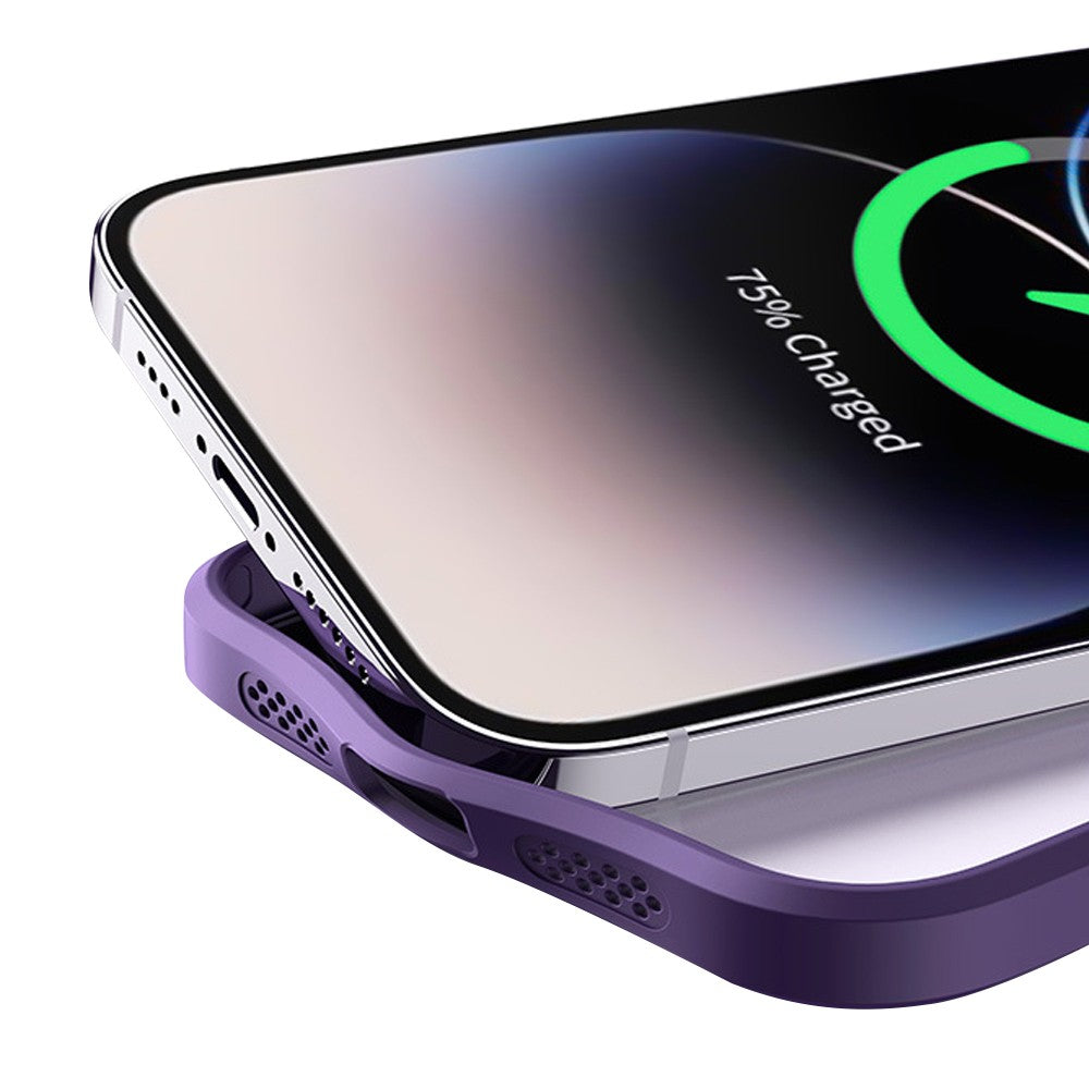 For iPhone 15 Promax Magnetic Phone Case Shockproof Phone Protective Cover