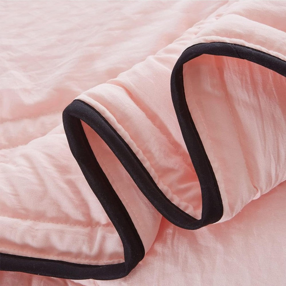 230x200cm King Summer Cooling Blanket Air Conditioning Thin Quilt - Pink