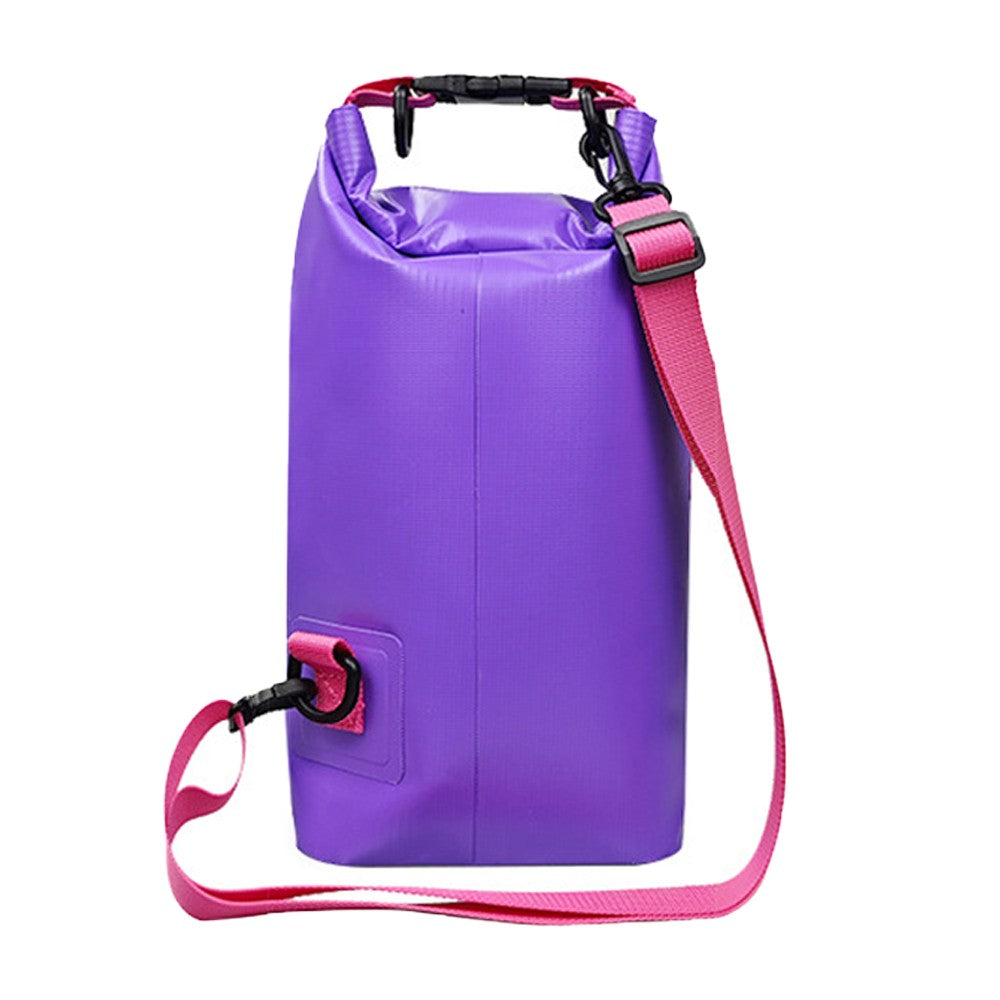 Waterproof Dry Bag with Phone Pouch Roll Top Waterproof Crossbody Bag - Purple